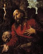Jan van Hemessen St Jerome oil painting
